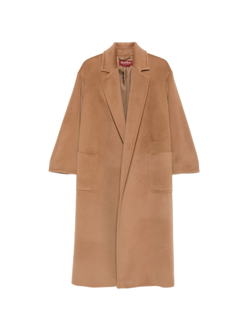 MAX MARA STUDIO Cappotto Cammello in Lana 
