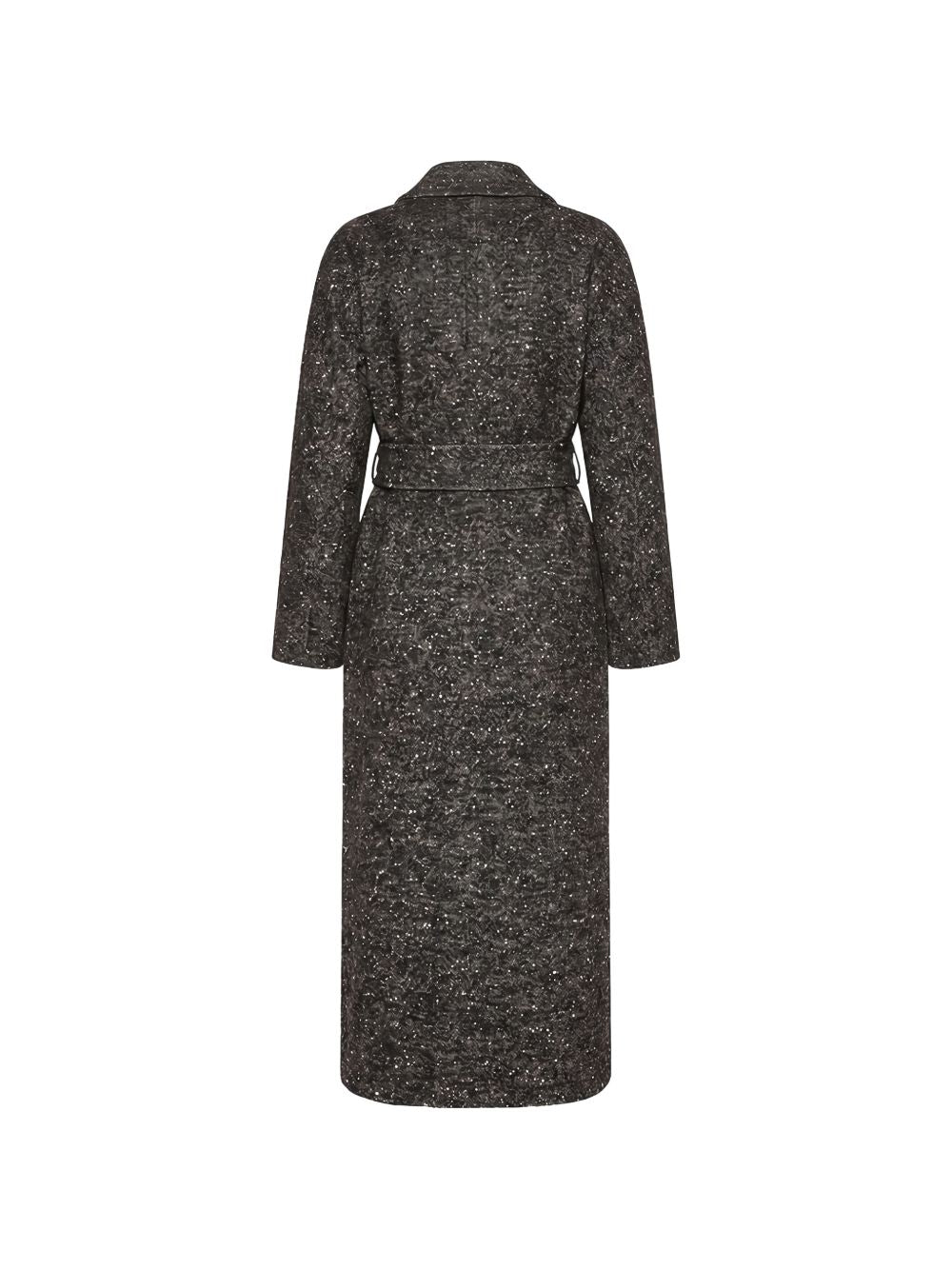 MAX MARA STUDIO Cappotto a Vestaglia in Tweed 