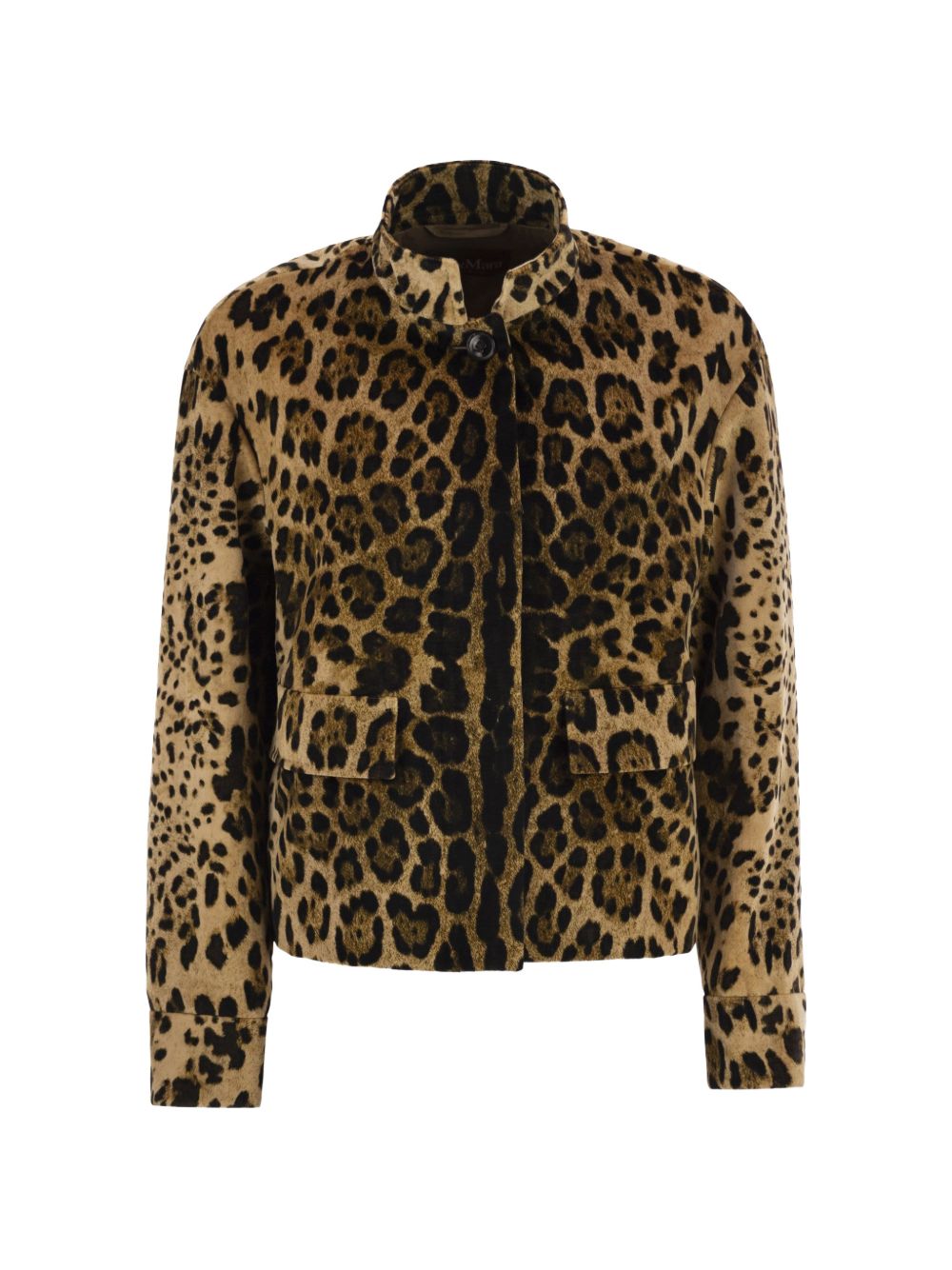 MAX MARA STUDIO Blazer Animalier in Velluto 