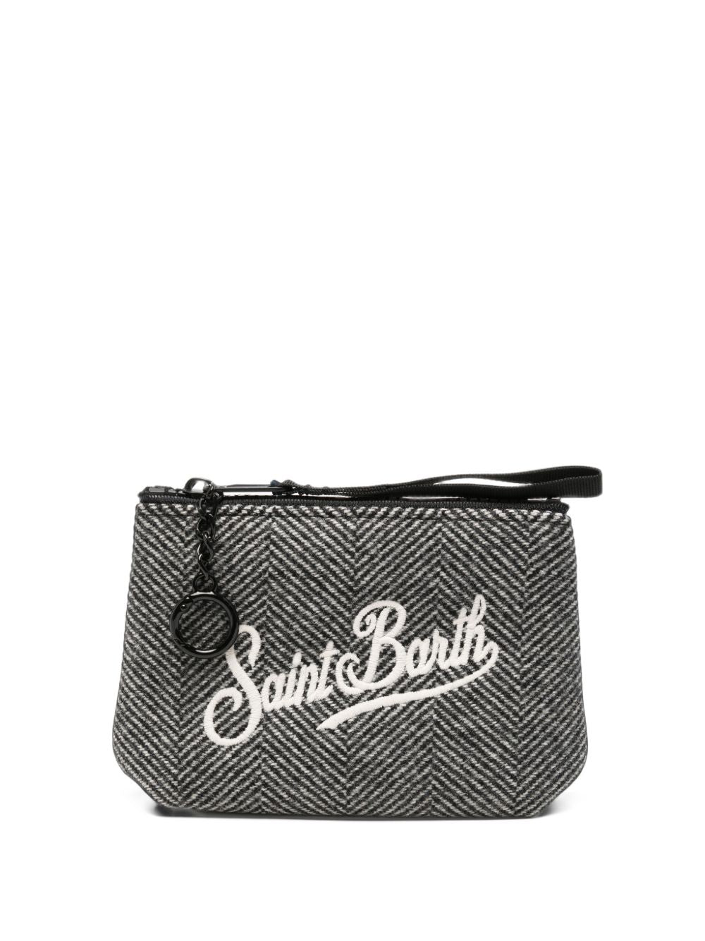 MC2 SAINT BARTH Pochette Aline mini con motivo spigato 