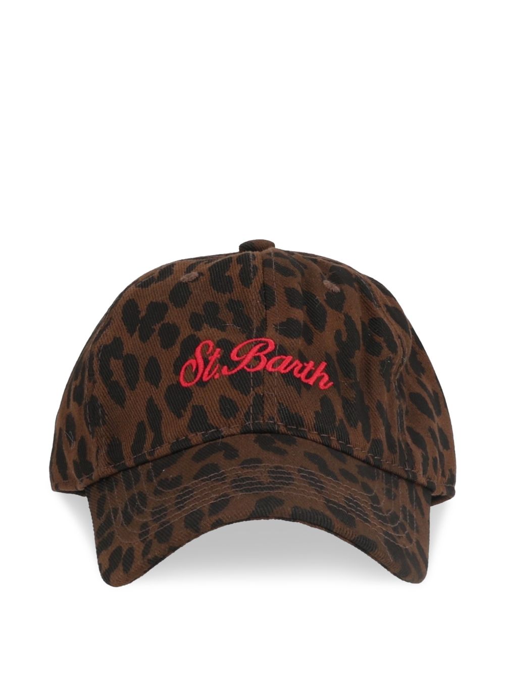 MC2 SAINT BARTH Cappello da baseball leopardata 