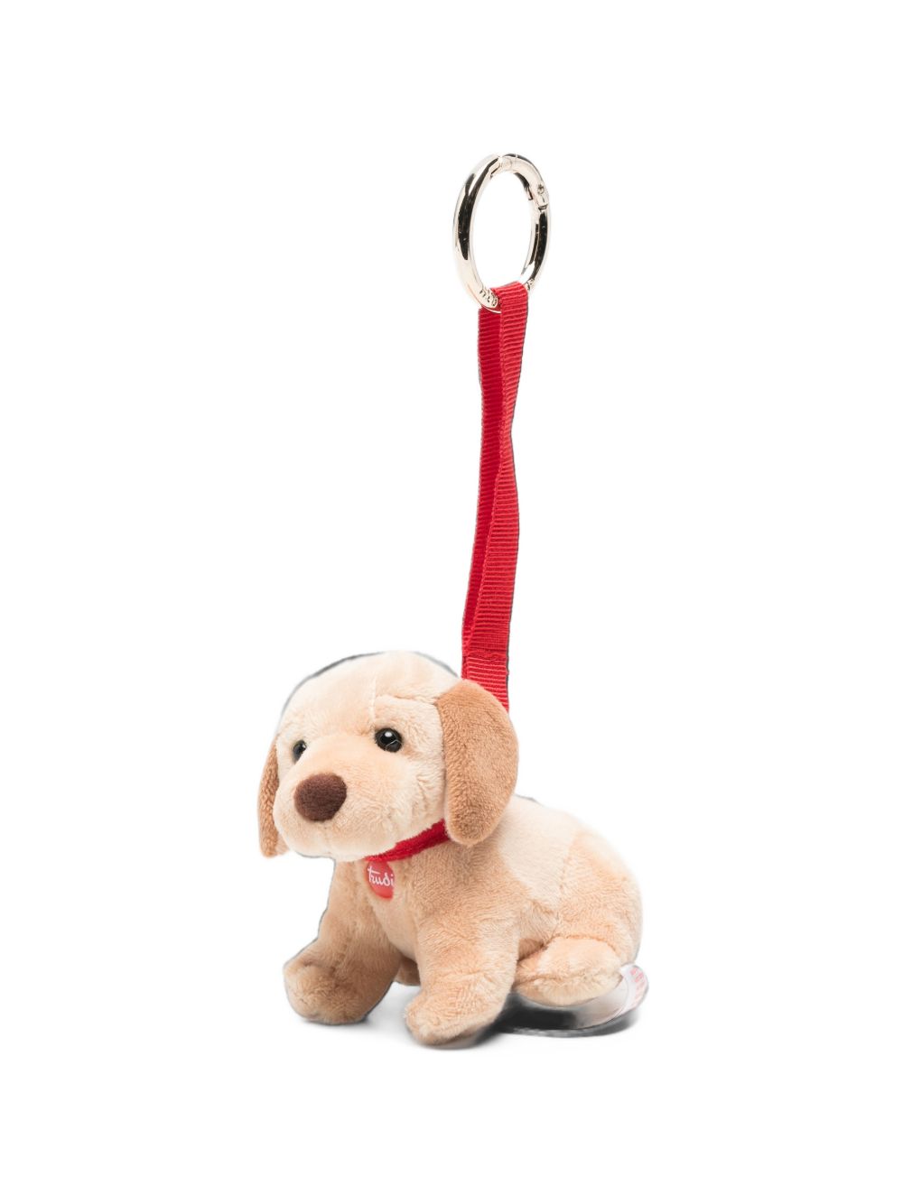 MC2 SAINT BARTH Portachiavi a forma di cane Trudi con laccio rosso 