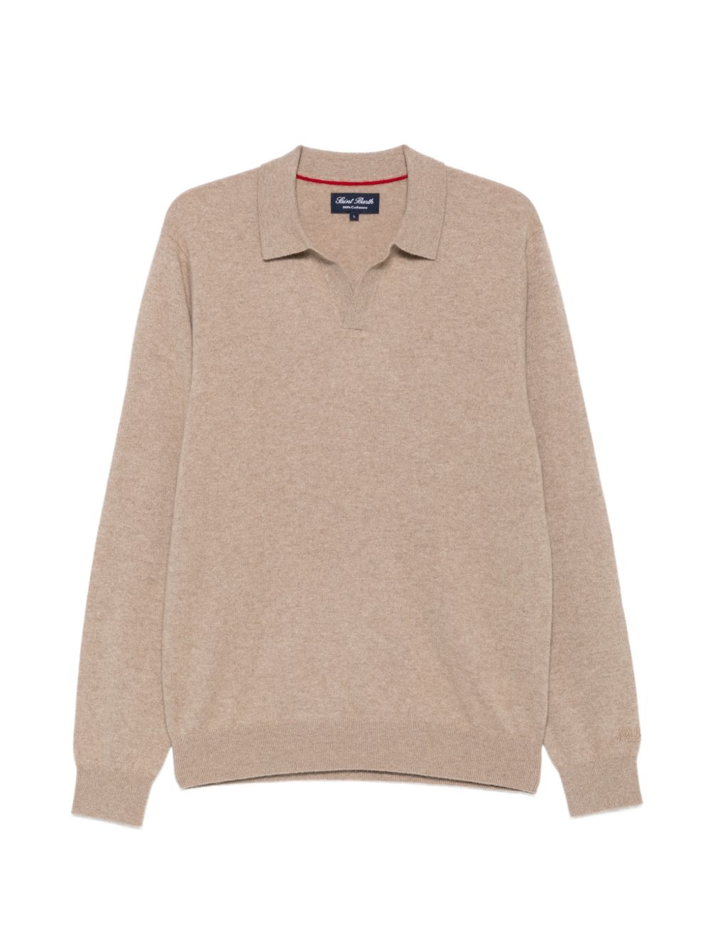 MC2 SAINT BARTH Polo beige in cashmere 
