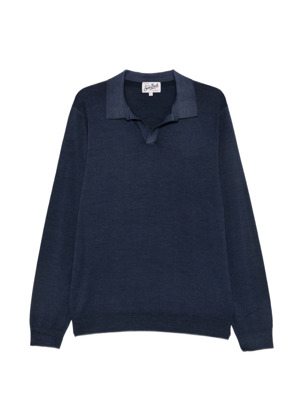 MC2 SAINT BARTH Polo in lana vergine blu 