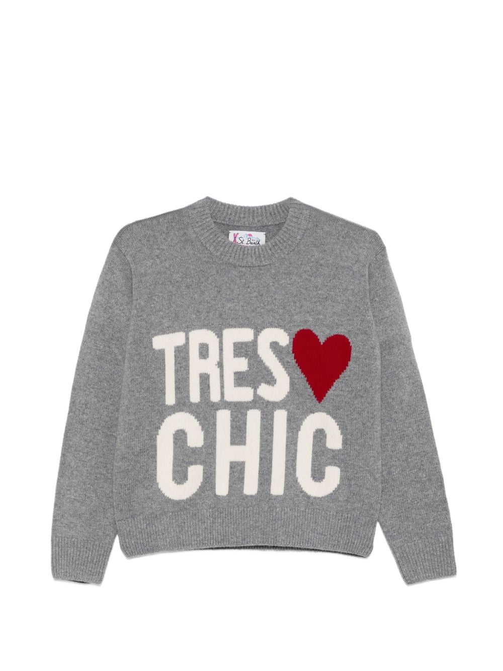 MC2 SAINT BARTH Maglia grigia KYLA TRES CHIC in lana 