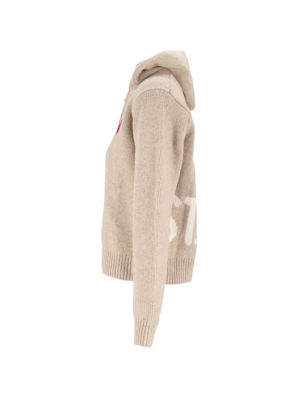 MC2 SAINT BARTH Felpa KYLA in maglia color beige 