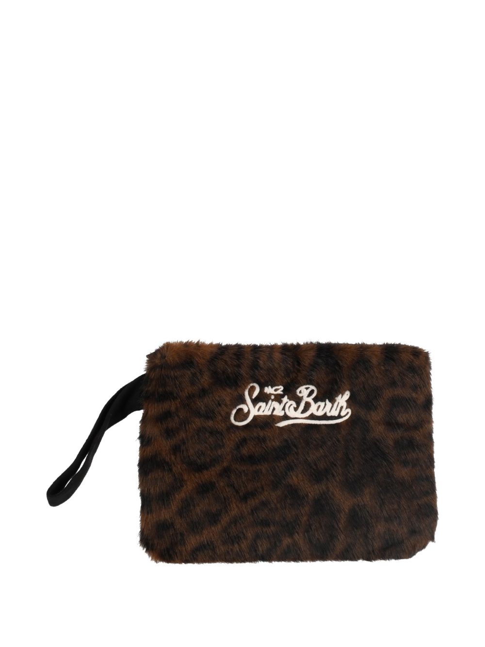 MC2 SAINT BARTH Pochette Pareasy leopardata marrone 
