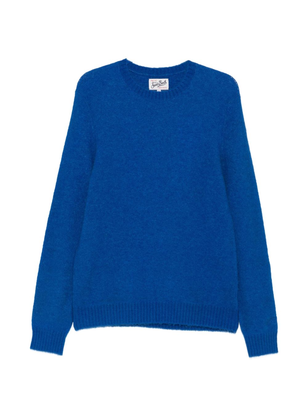 MC2 SAINT BARTH Maglia girocollo in misto lana blu elettrico 