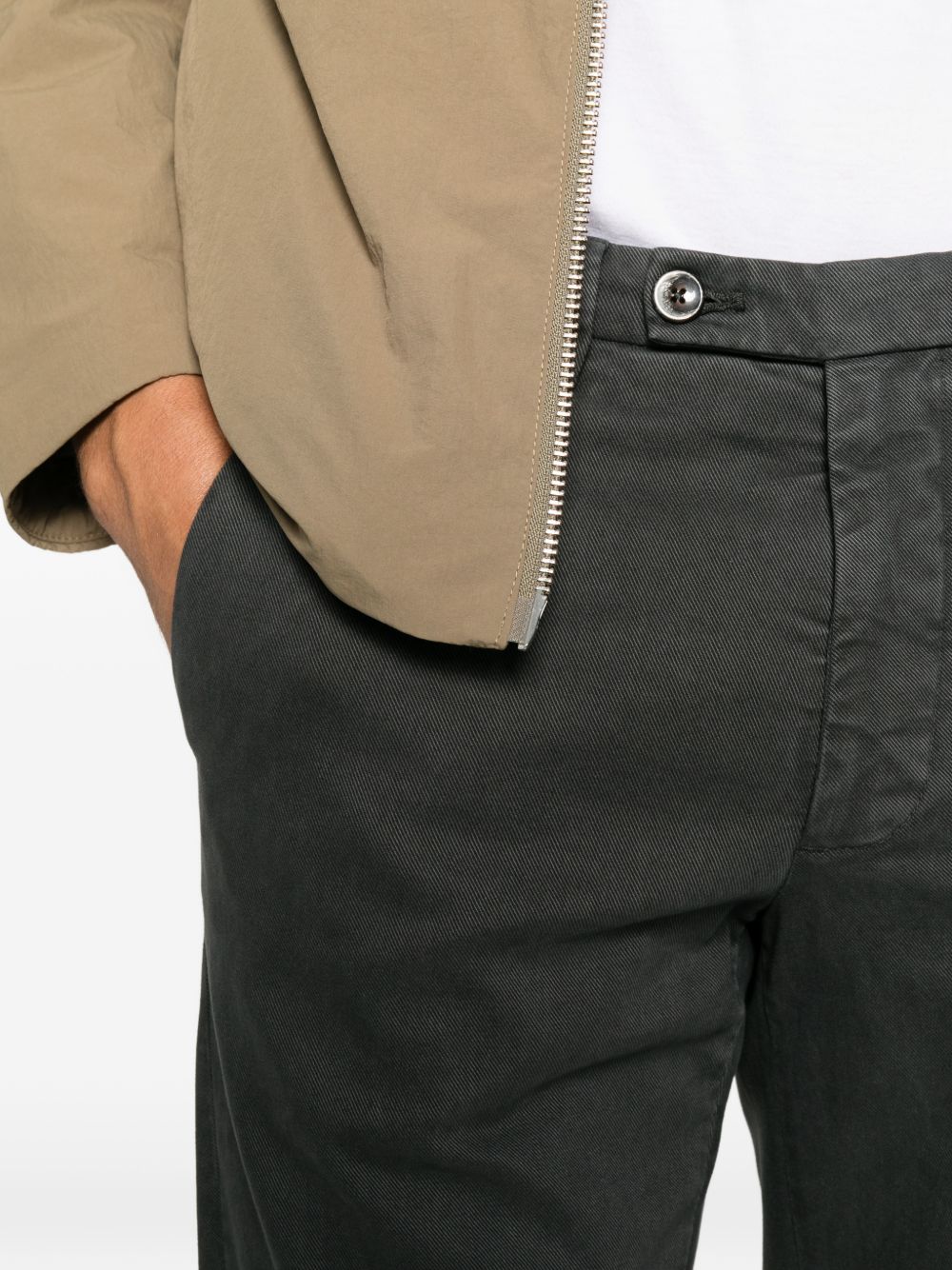 MICHAEL COAL Pantaloni in misto cotone antracite 