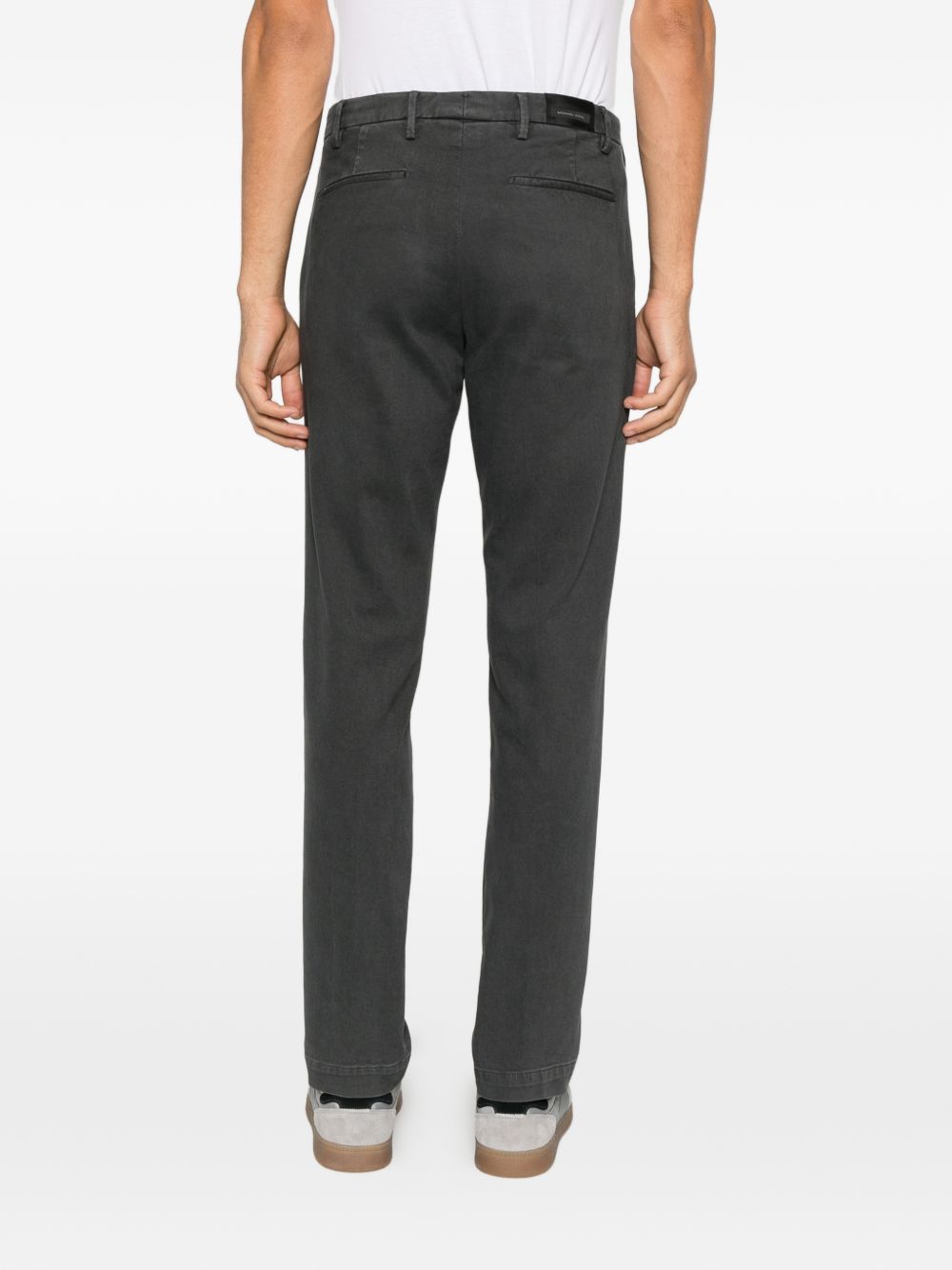 MICHAEL COAL Pantaloni in misto cotone antracite 