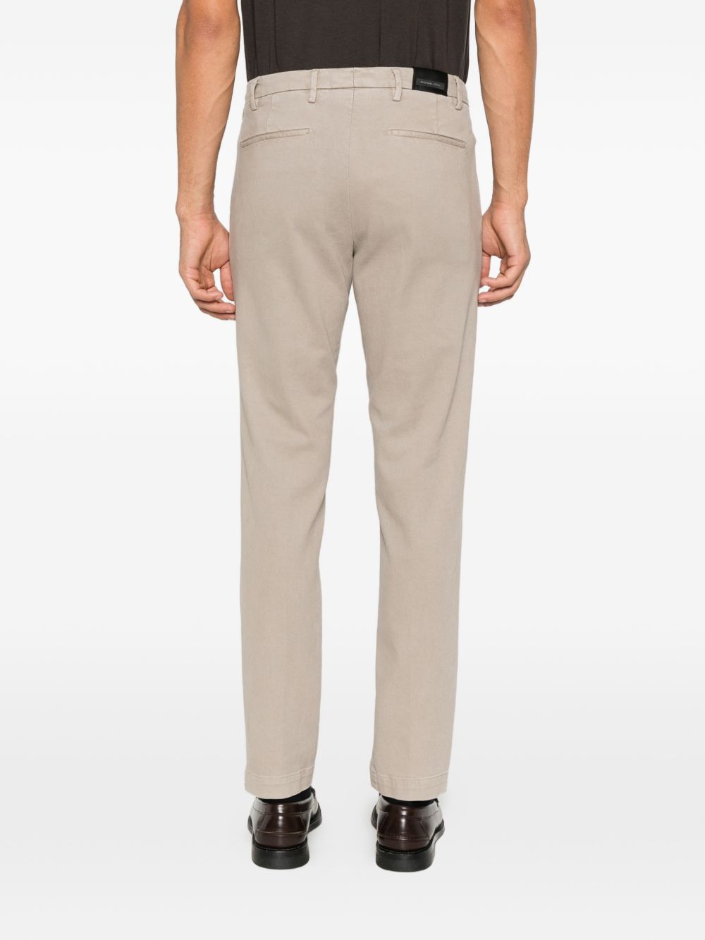 MICHAEL COAL Pantaloni in misto cotone beige 