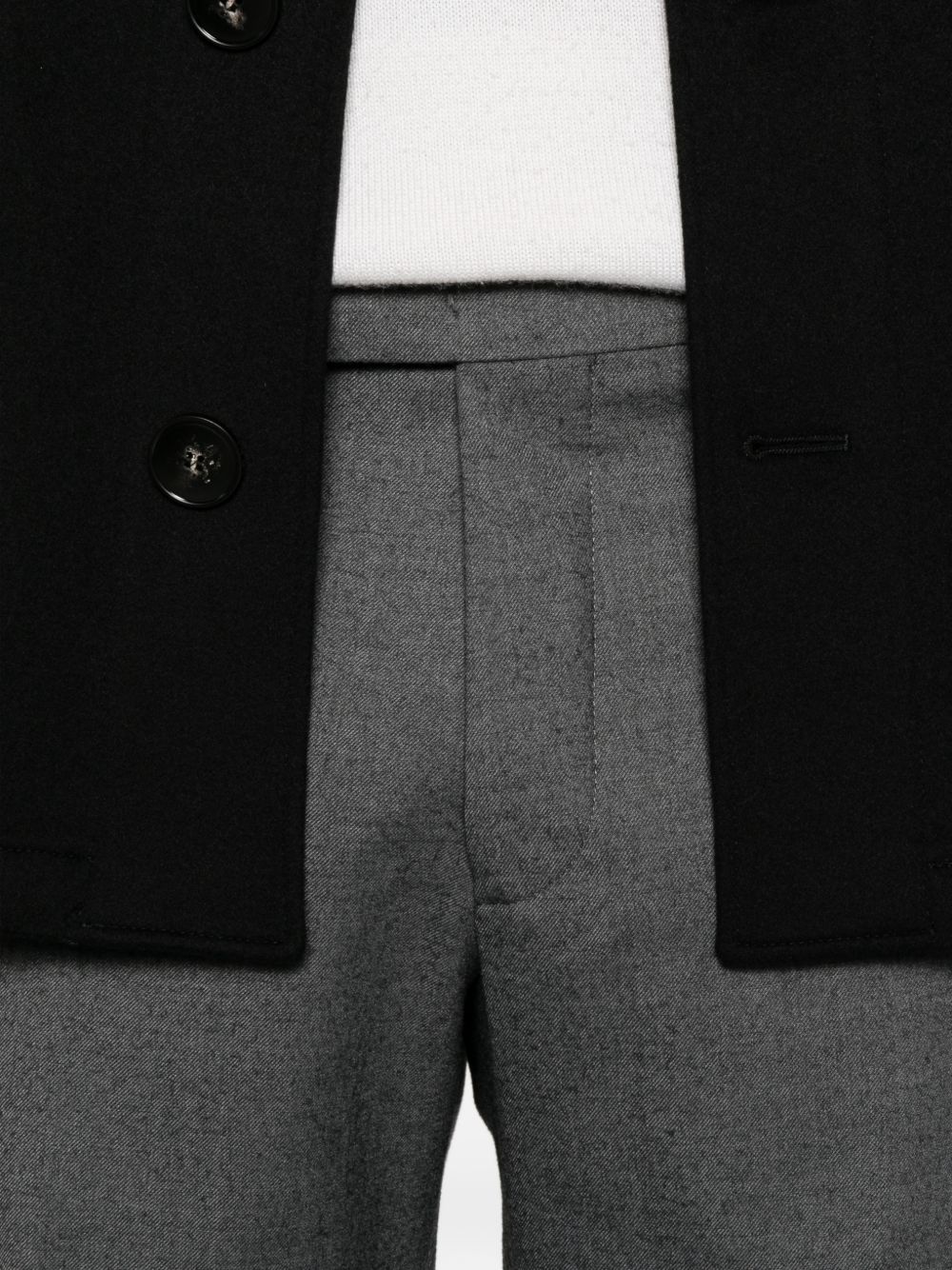 MICHAEL COAL Pantaloni grigi in cotone 