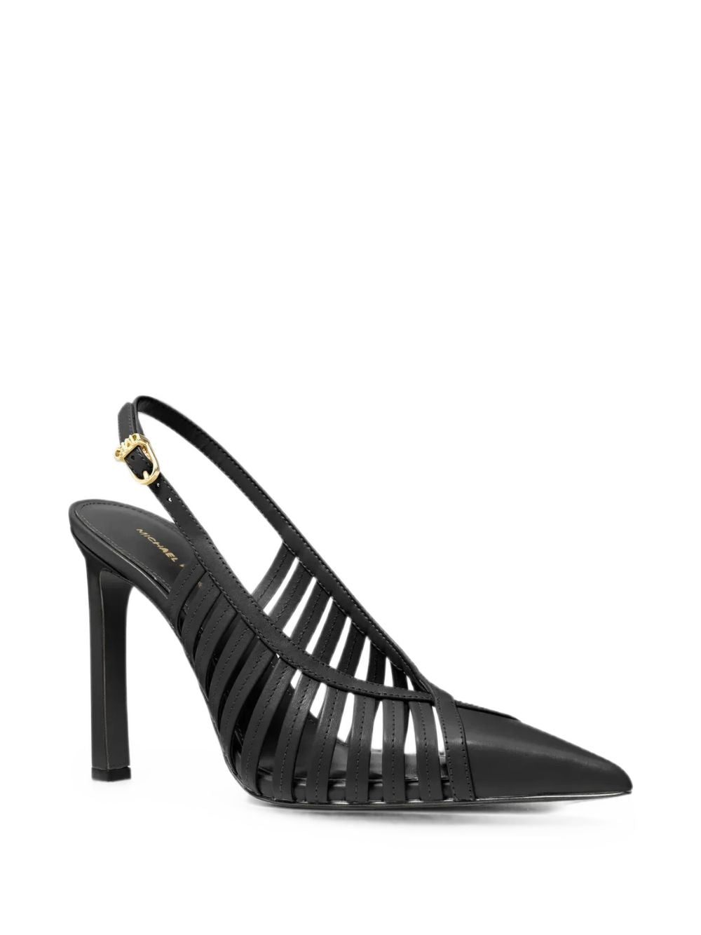 MICHAEL KORS Slingback nero con tacco alto 
