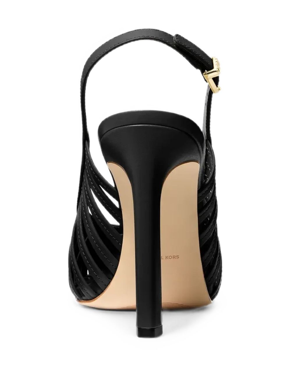 MICHAEL KORS Slingback nero con tacco alto 