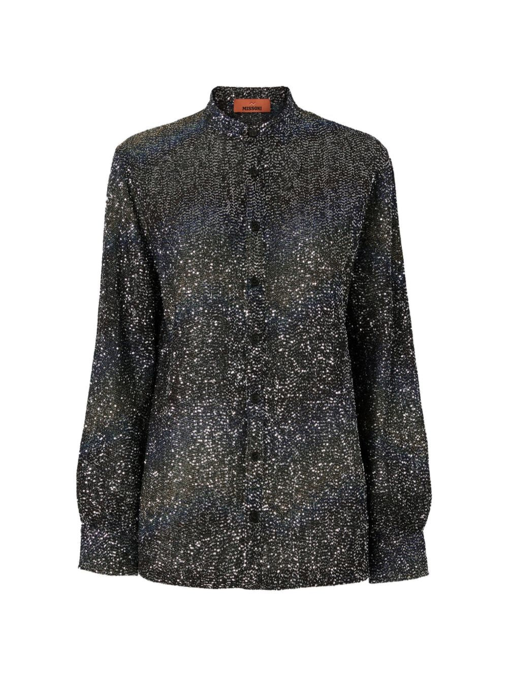 MISSONI Camicia in lurex con strass 