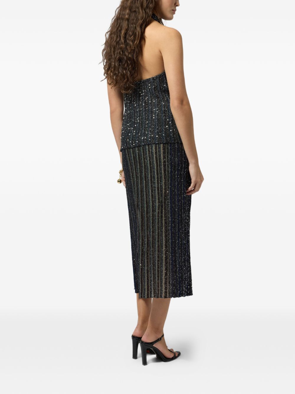 MISSONI Top in lurex con strass 