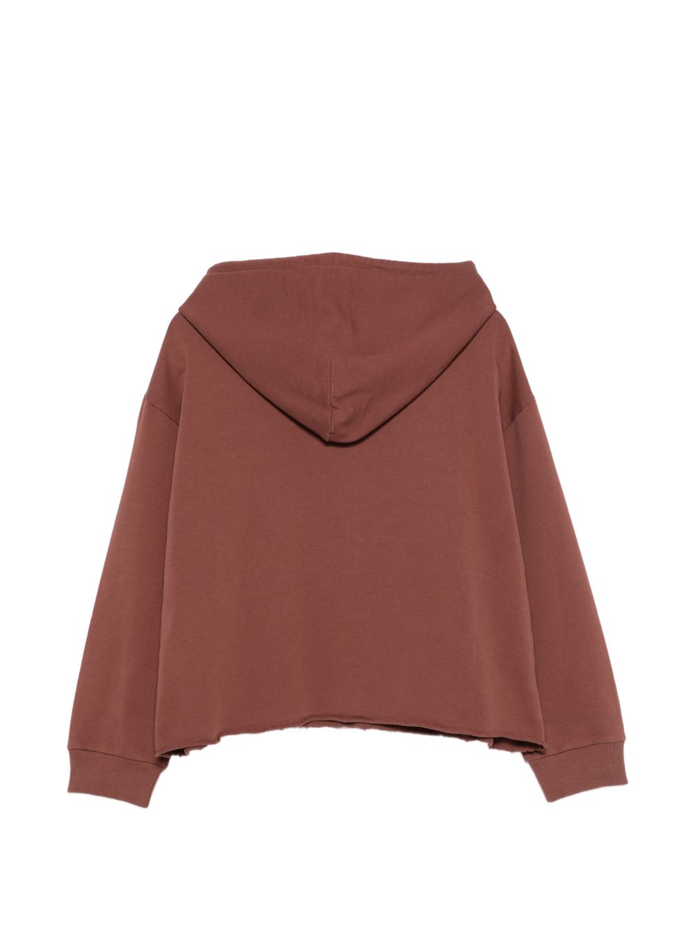 MM6 MAISON MARGIELA Felpa con cappuccio in cotone con patch logo numerico 