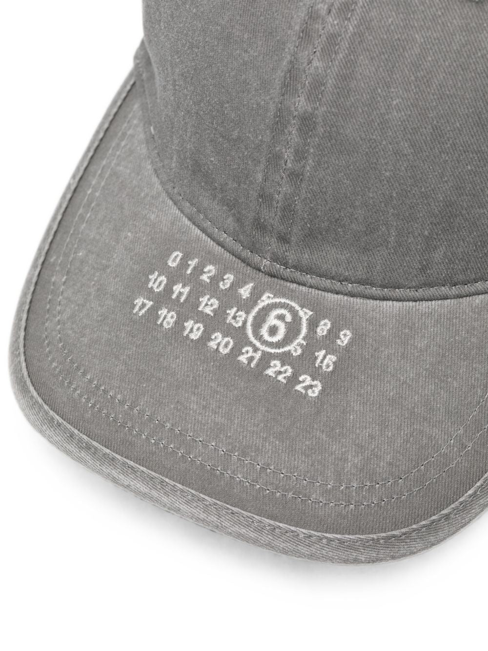 MM6 MAISON MARGIELA Cappello da baseball in cotone con logo 