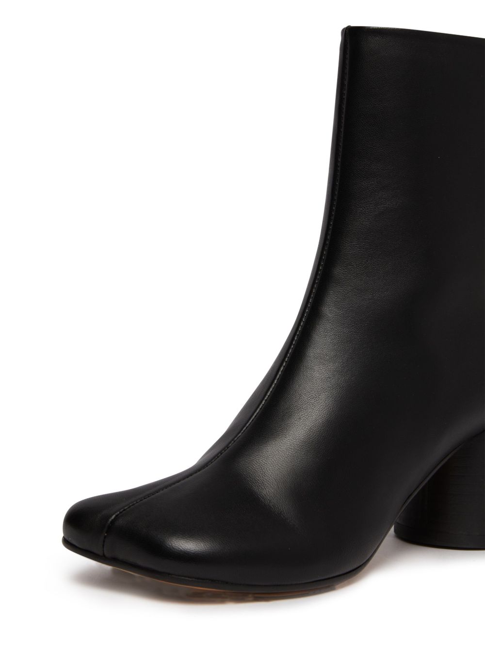 MM6 MAISON MARGIELA Stivaletti alla caviglia con tacco largo e chiusura con zip 