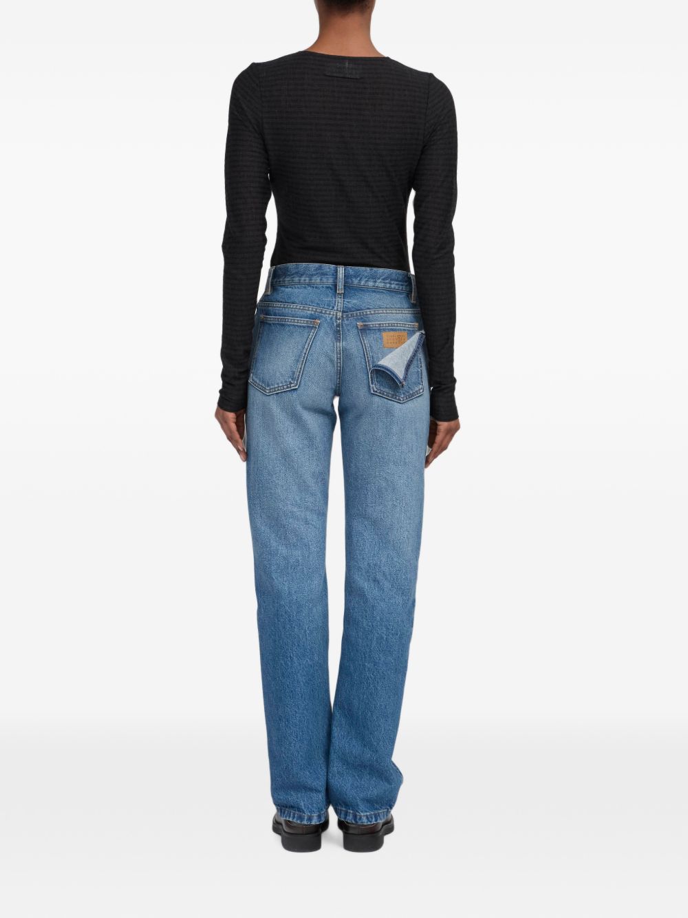 MM6 MAISON MARGIELA Jeans a gamba dritta blu chiaro 
