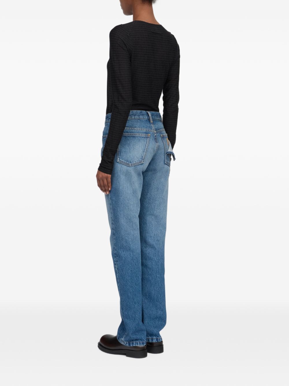MM6 MAISON MARGIELA Jeans a gamba dritta blu chiaro 
