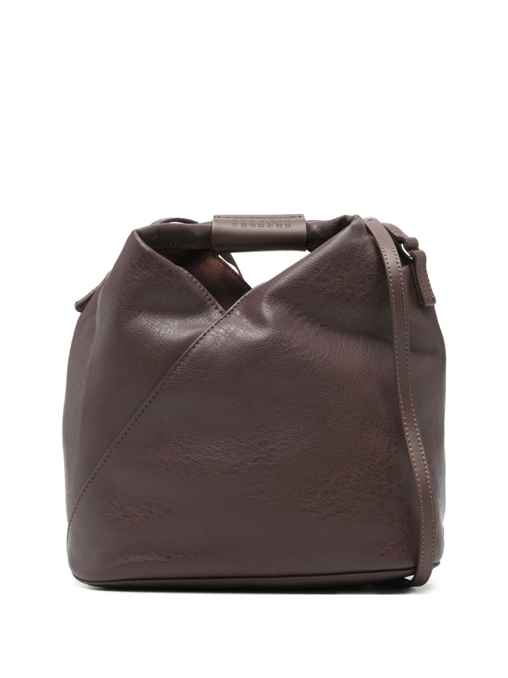MM6 MAISON MARGIELA Borsa Japanese Crossbody marrone con tracolla regolabile 