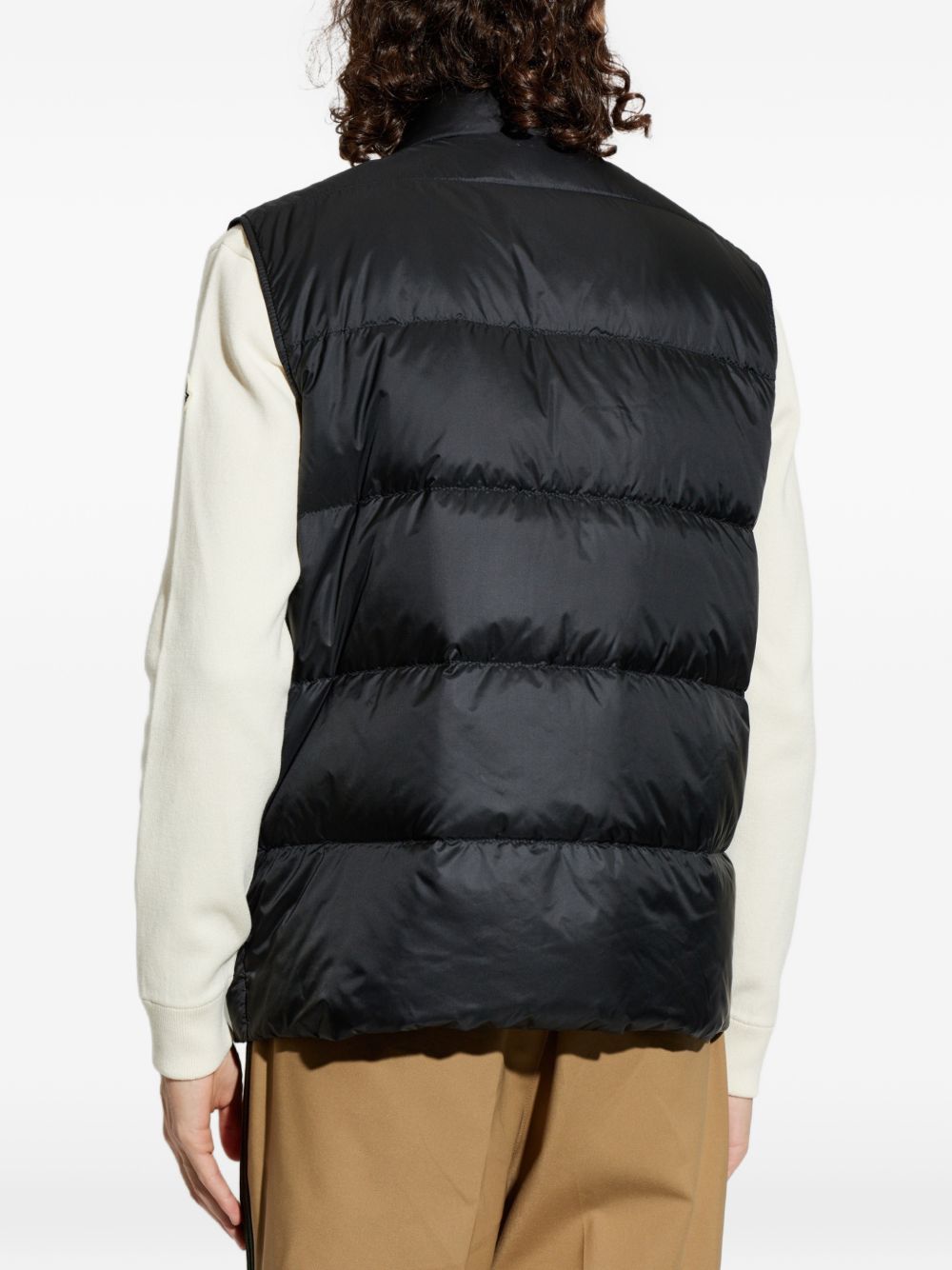 MONCLER Gilet imbottito Tuquerouye con cappuccio in longue saison riciclato 