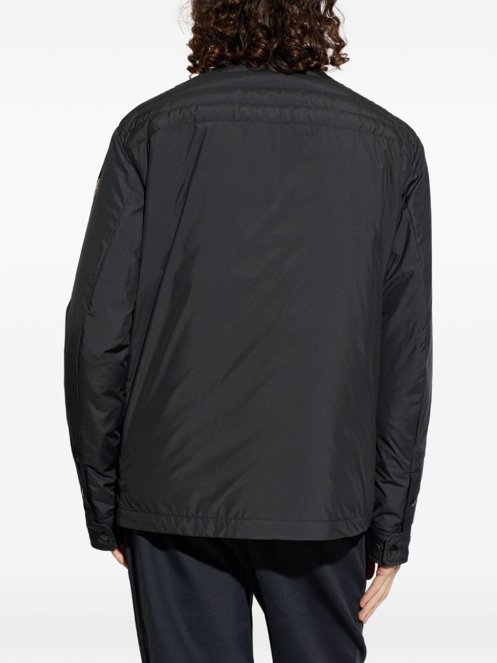 MONCLER Giacca antivento trapuntata nera NORVIANE JACKET 