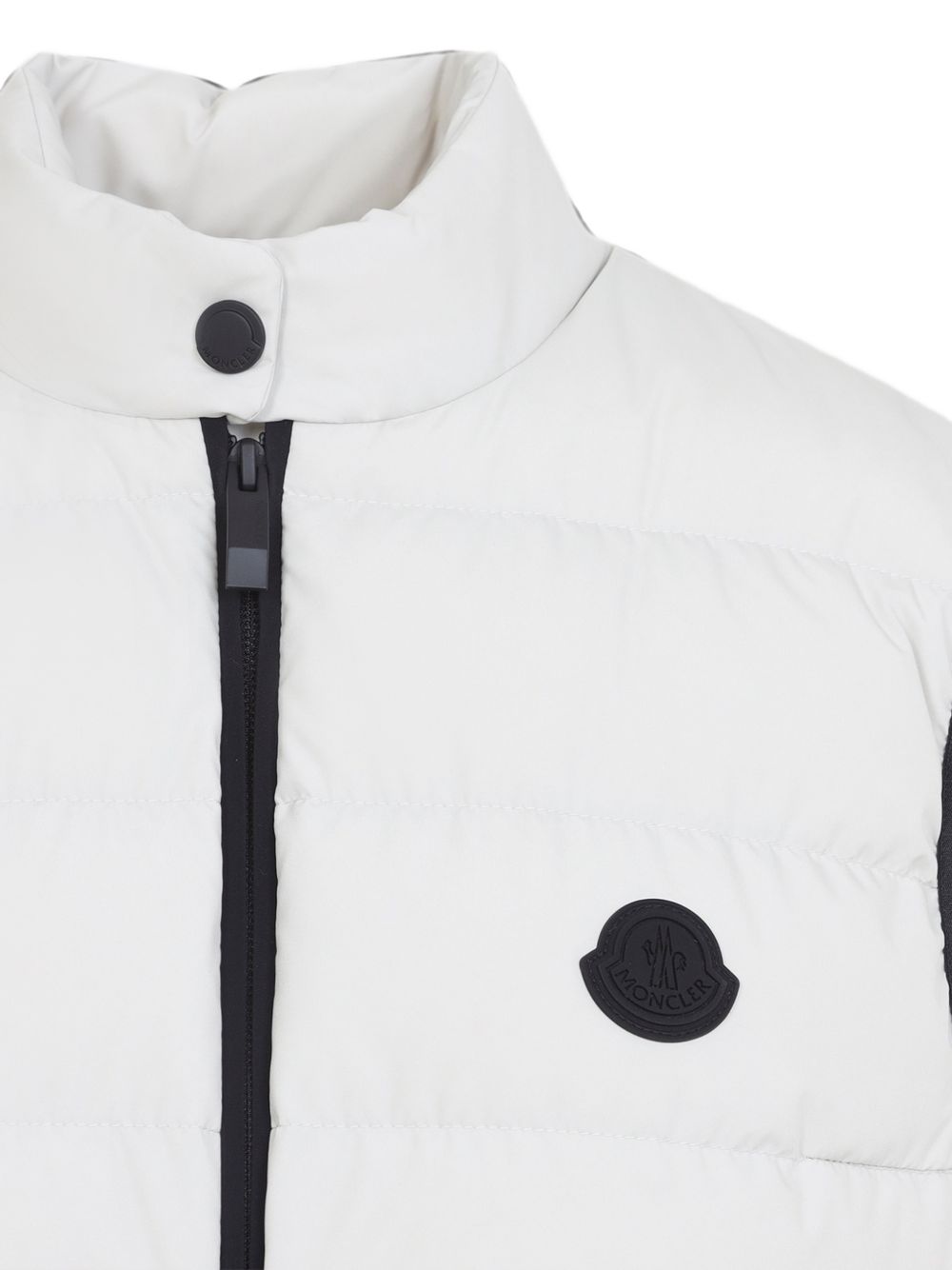 MONCLER Gilet piumino Romantisme Vest imbottito con cintura in vita e tasche 