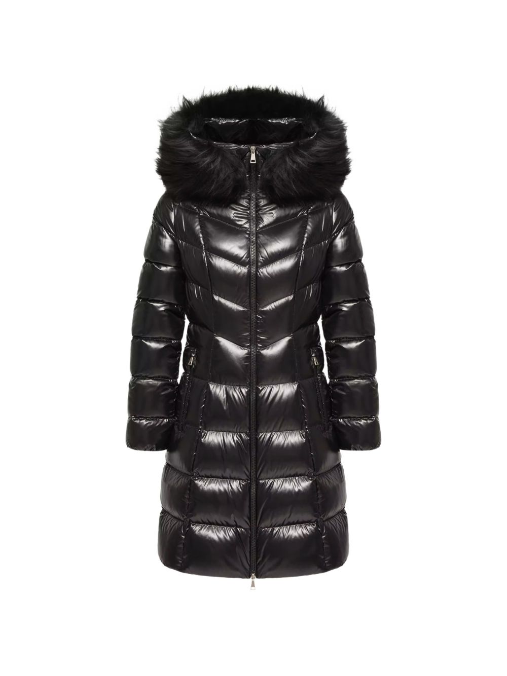 MONCLER Piumino lungo Fulmarusse avvitato con cappuccio 