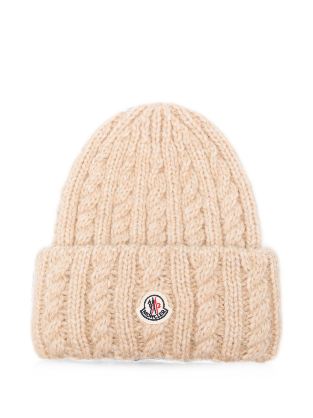 MONCLER Berretto in lana crema 