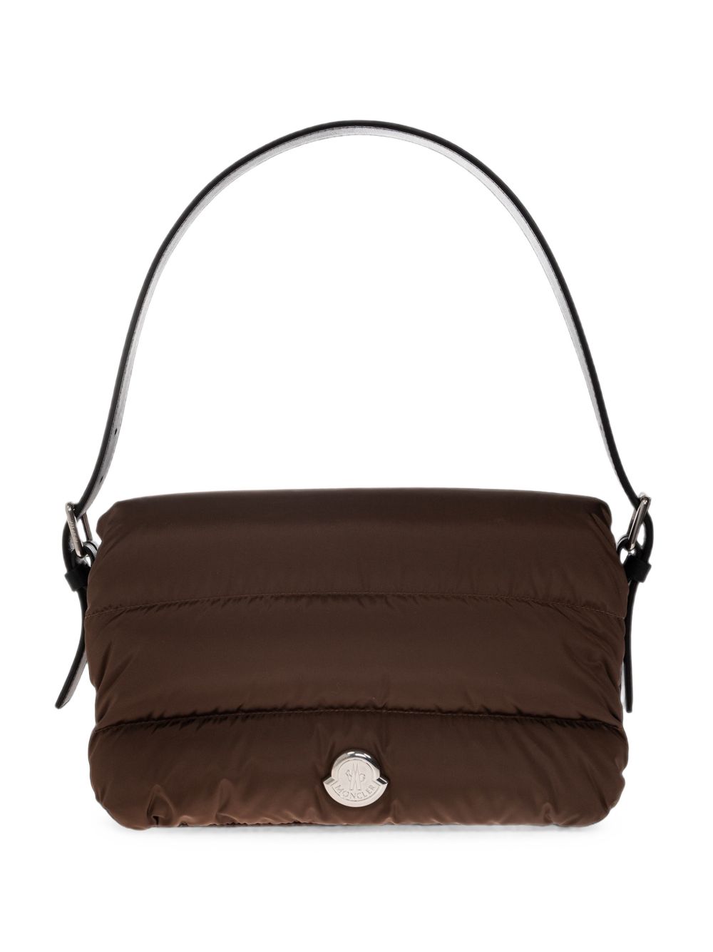 MONCLER Borsa a spalla trapuntata marrone 