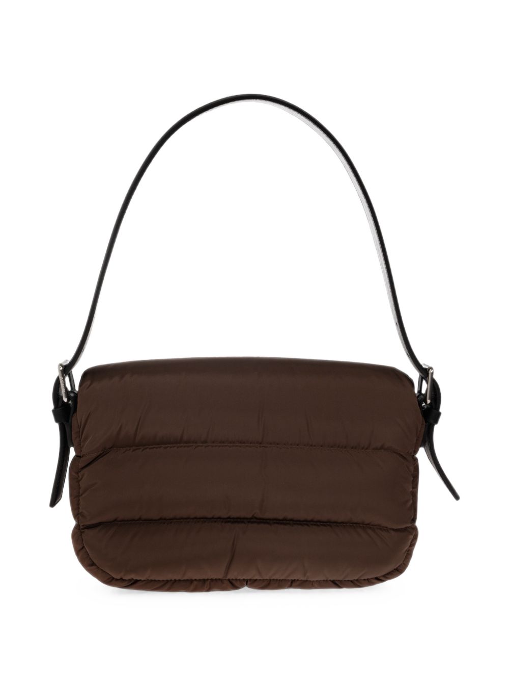 MONCLER Borsa a spalla trapuntata marrone 
