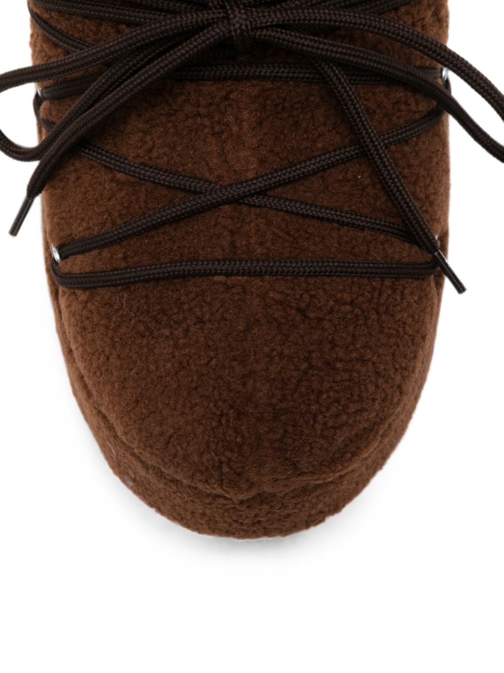 MOON BOOT Stivaletto Icon Low marrone con effetto fur 