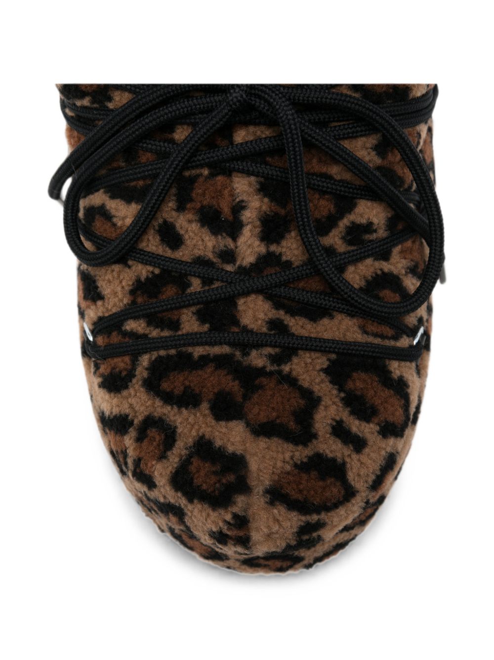 MOON BOOT Stivaletto Icon Low fur animalier leopardato 