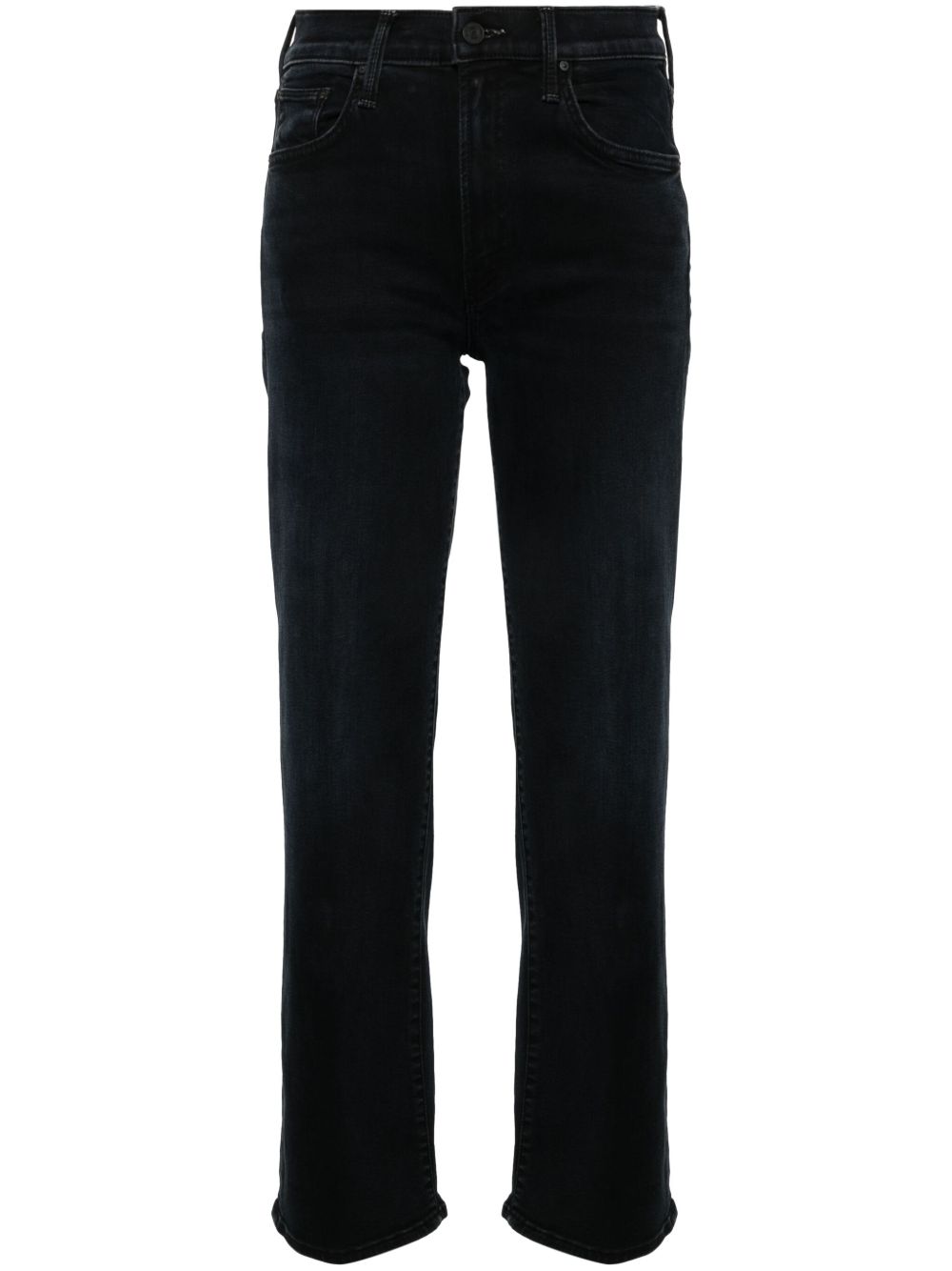 MOTHER Jeans neroThe Mid Rise Rambler blu con tasche firmati Mother 