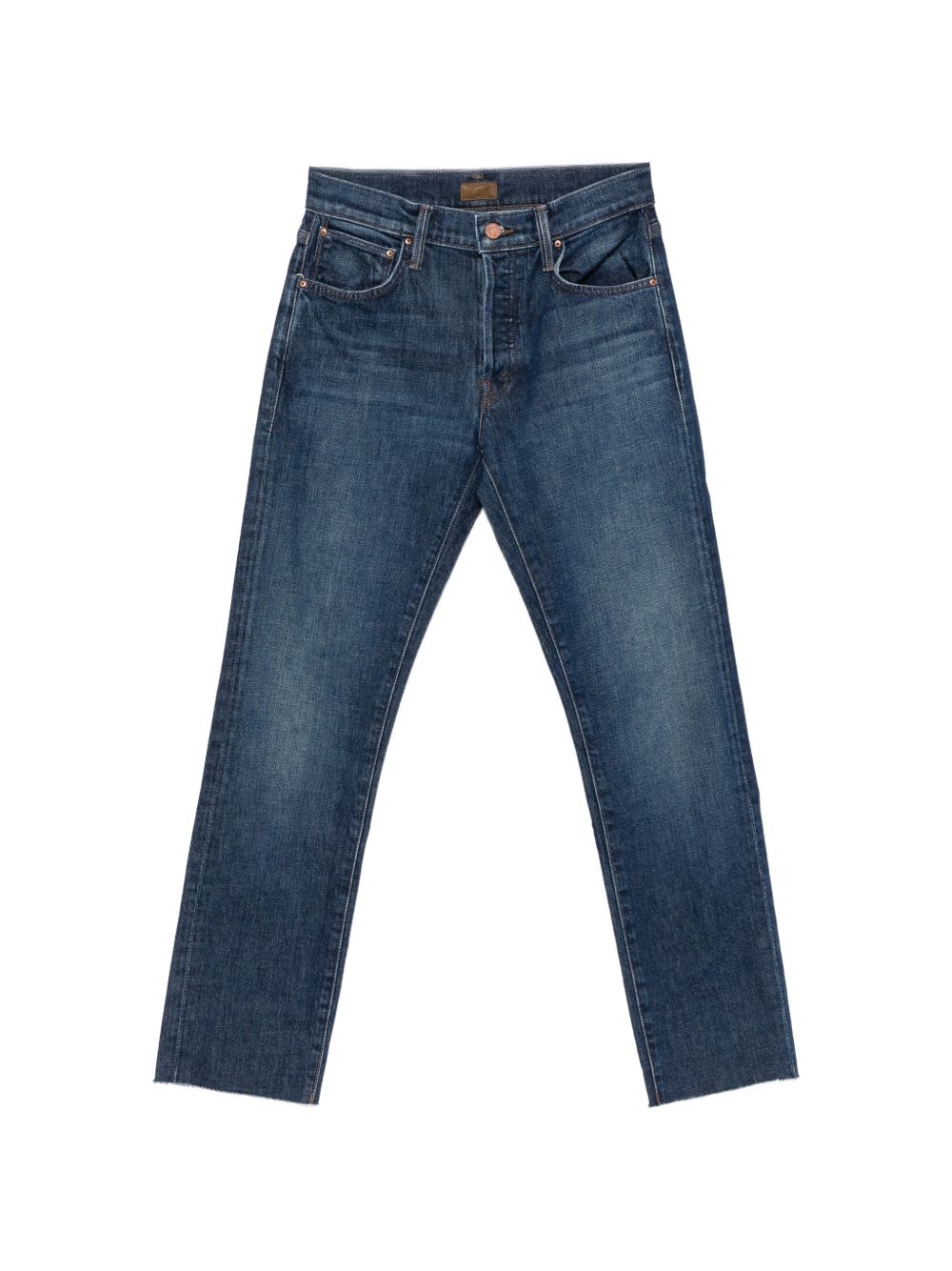 MOTHER Jeans blu THE MID RISE HIKER con tasche 