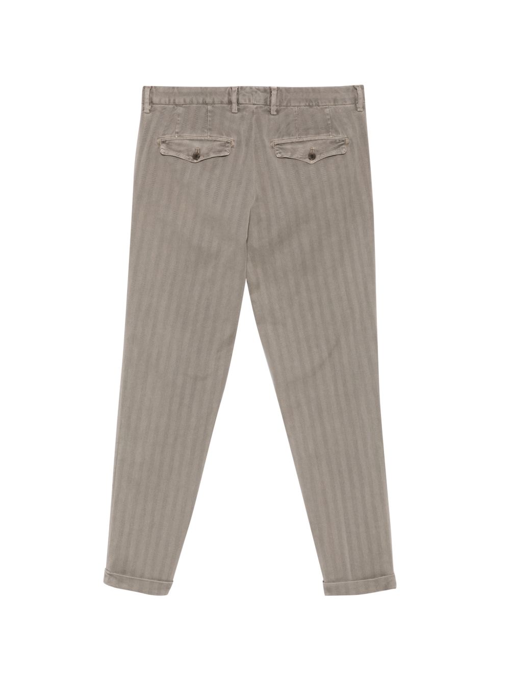 MYTHS Pantaloni grigi in cotone elasticizzato 