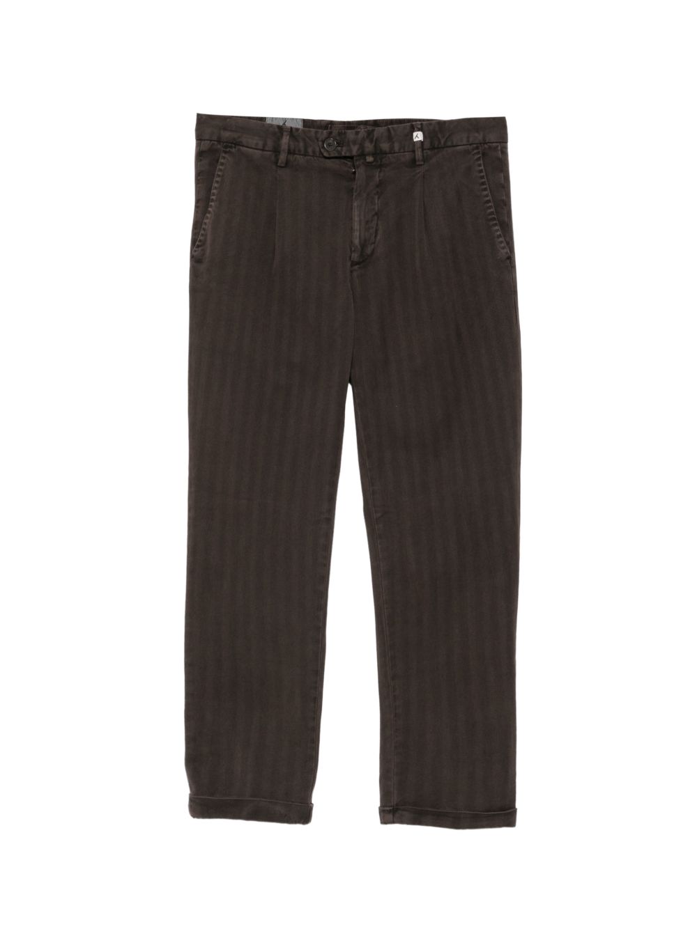 MYTHS Pantaloni in cotone a righe testa di moro di Myths 