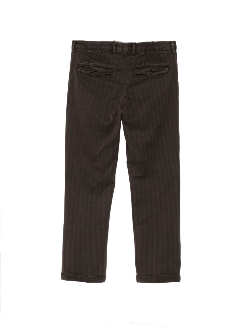 MYTHS Pantaloni in cotone a righe testa di moro di Myths 