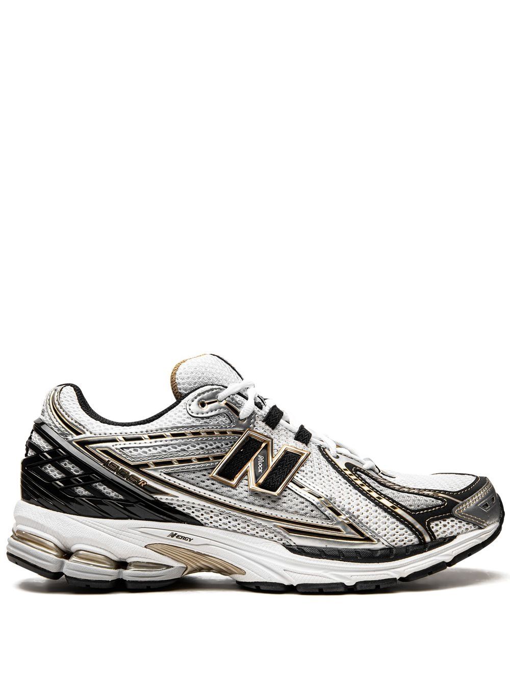 NEW BALANCE Sneakers U1906A bianche nere e oro 