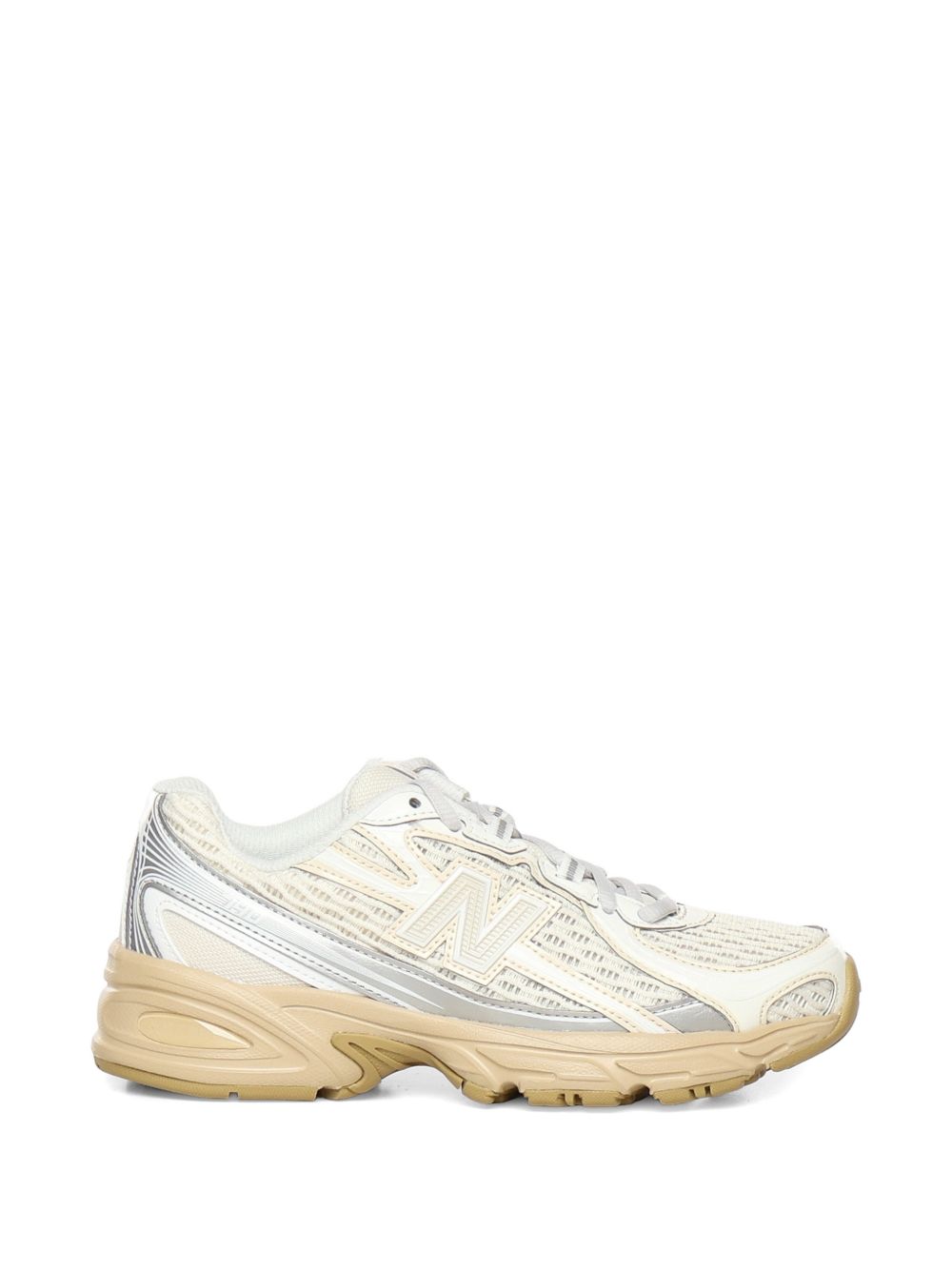 NEW BALANCE Senakers 740 bianche e argento 