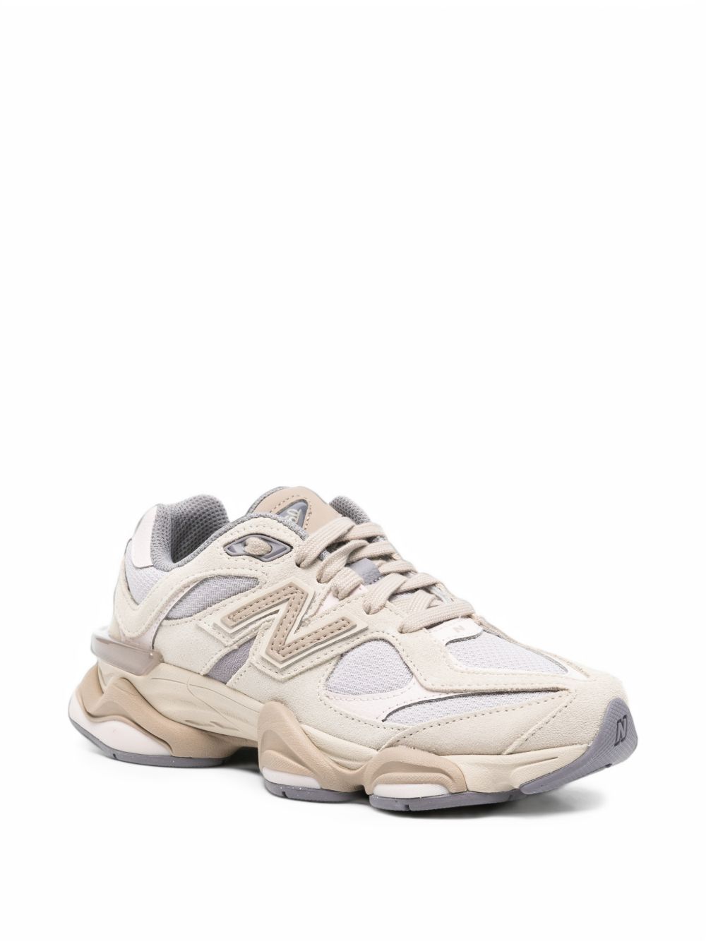 NEW BALANCE Sneakers in pelle con dettagli in suede beige 