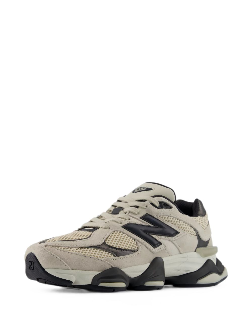 NEW BALANCE Sneakers 9060 Timberwolf e Black Cement con Ammortizzazione ABZORB e SBS 