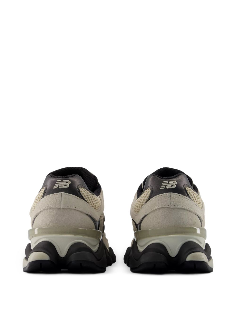 NEW BALANCE Sneakers 9060 Timberwolf e Black Cement con Ammortizzazione ABZORB e SBS 
