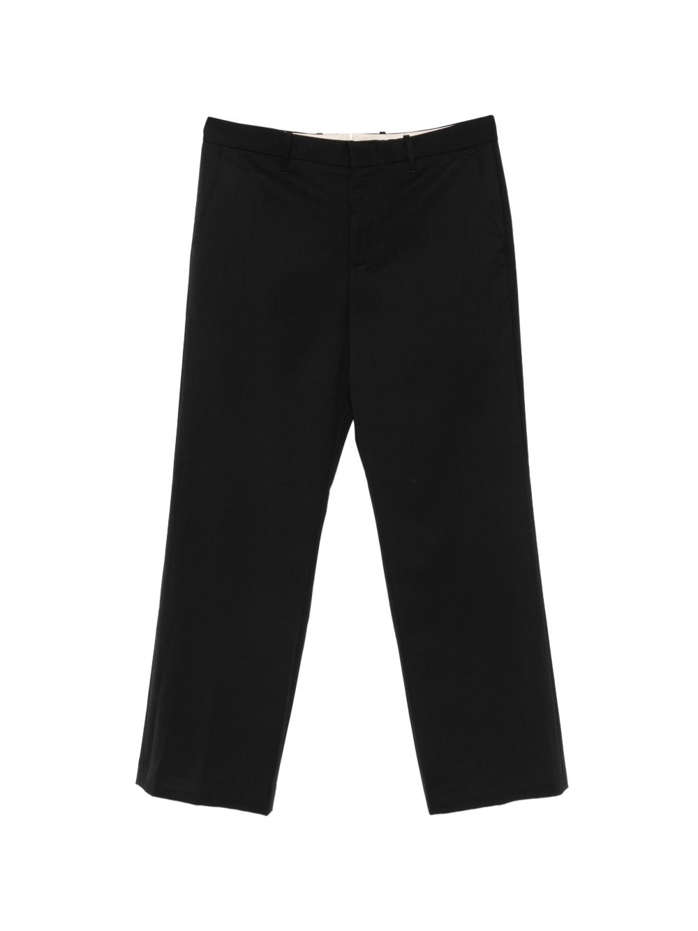 NINE IN THE MORNING Pantaloni casual Colt neri in lana firmati 