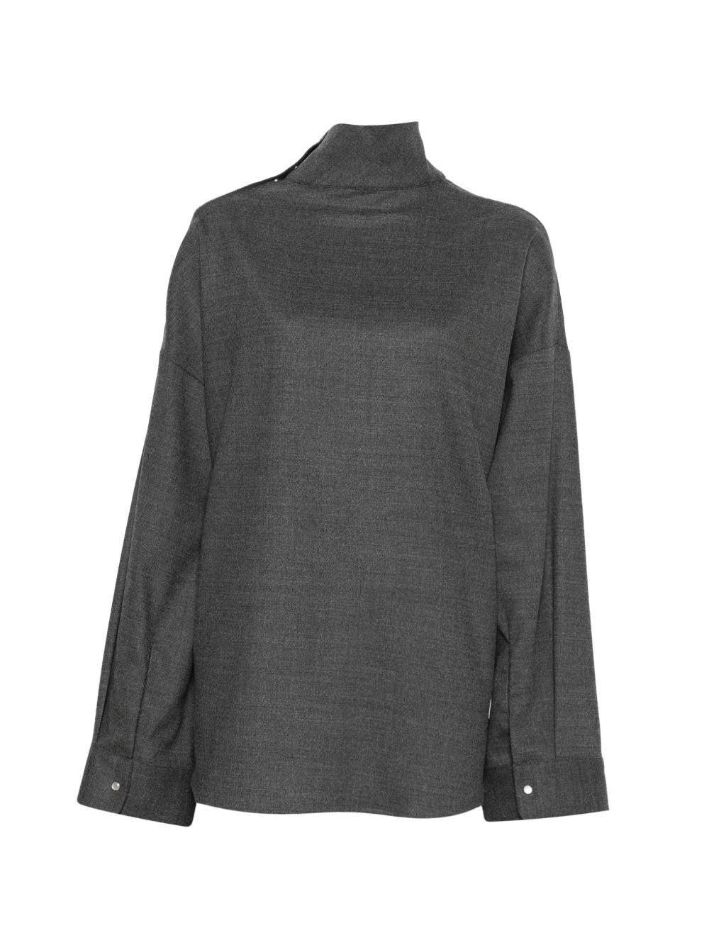 NINE IN THE MORNING Camicia in maglia CRESS con bottoni laterali 