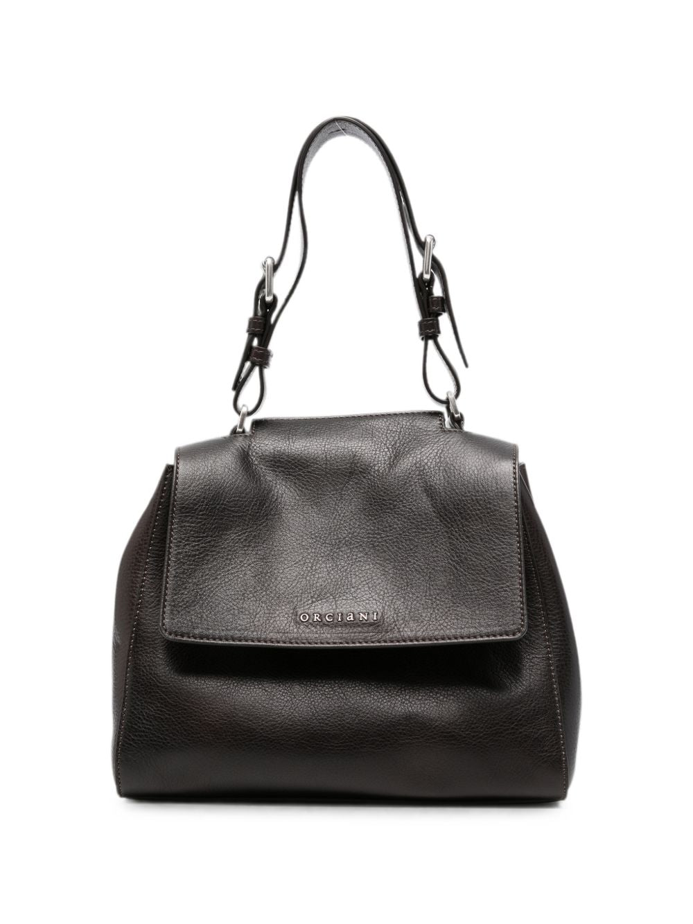 ORCIANI Borsa a spalla in pelle marrone 