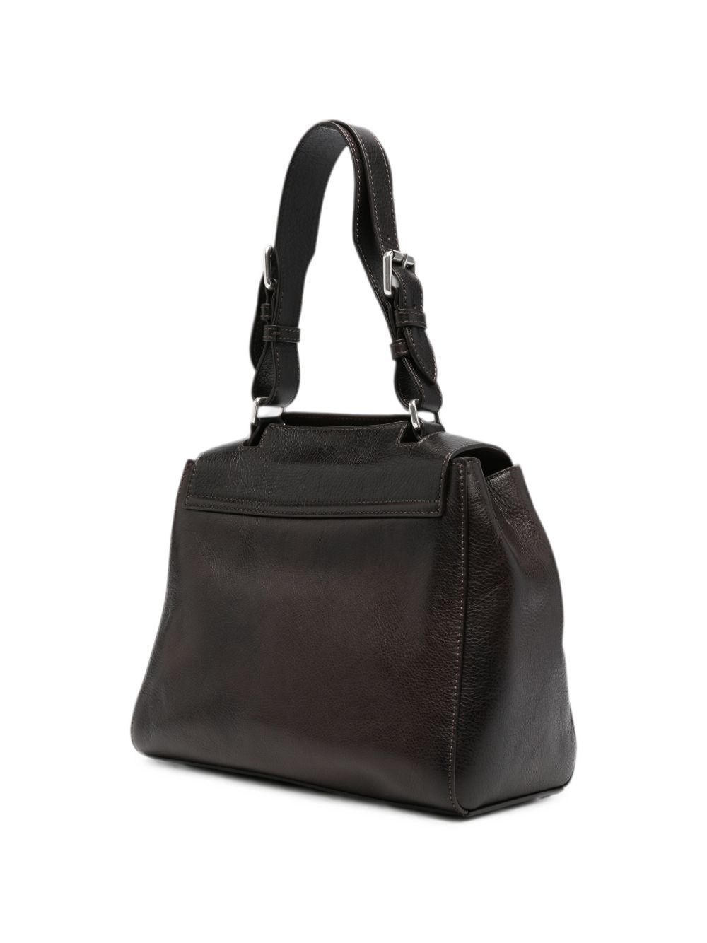 ORCIANI Borsa a spalla in pelle marrone 