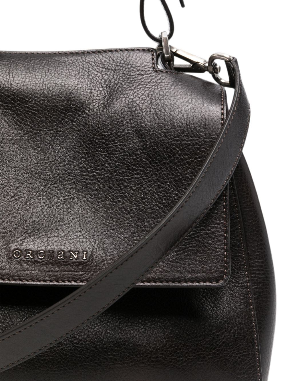 ORCIANI Borsa a spalla in pelle marrone 